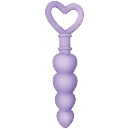 Heart Shaped Beaded Anal Plug