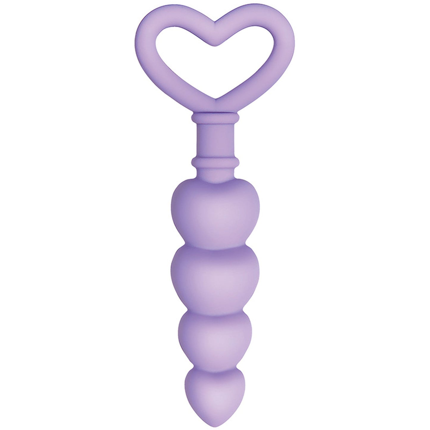 Heart Shaped Beaded Anal Plug