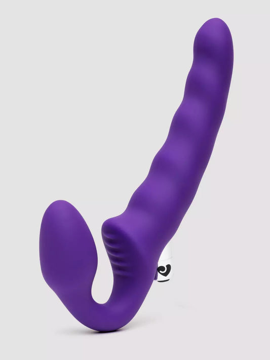 Deep Dive Posable Rechargeable Vibrating Strapless Dildo