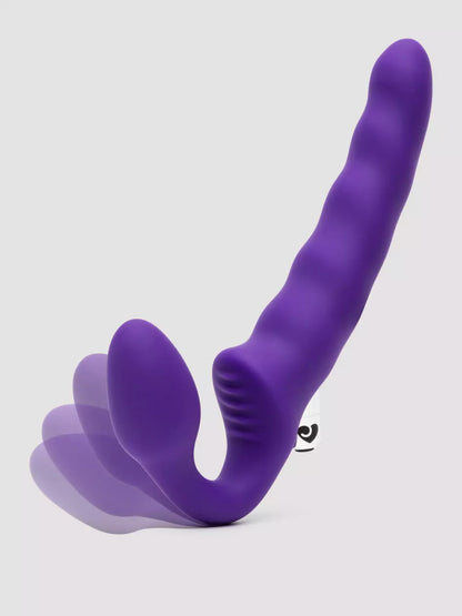 Deep Dive Posable Rechargeable Vibrating Strapless Dildo