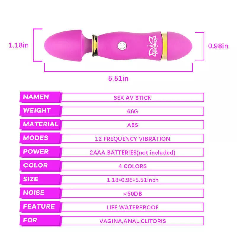 Multispeed Vibrator Rabbit Dildo G-Spot Clit Massager Adult Sex for Women Couple