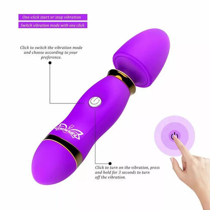 Multispeed Vibrator Rabbit Dildo G-Spot Clit Massager Adult Sex for Women Couple